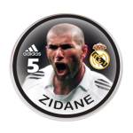 Bot�o do Real Madrid - Zidane