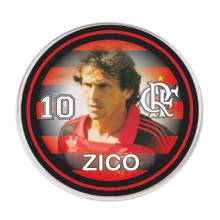 Bot�o do Flamengo - Zico